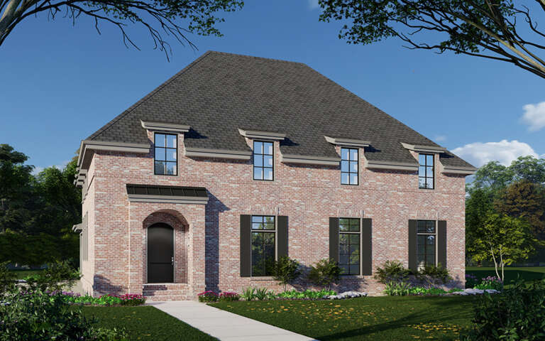 House Plan House Plan #29168 Angled Front Elevation