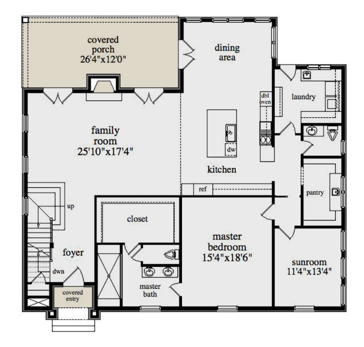 Main Floor  for House Plan #957-00109