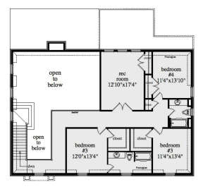 Second Floor for House Plan #957-00109