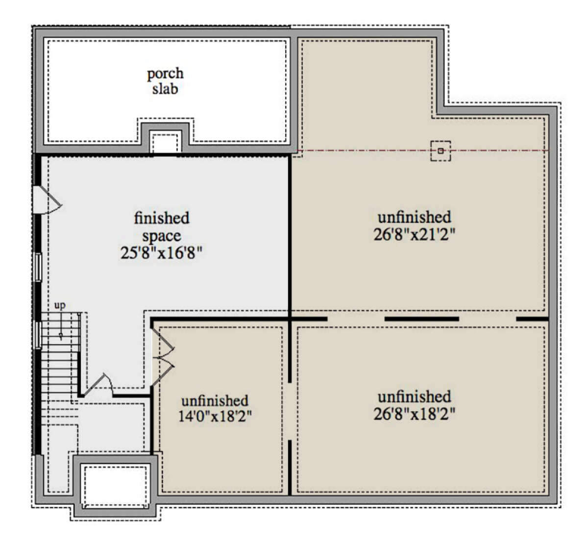 Basement for House Plan #957-00109
