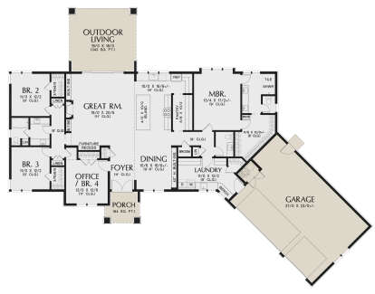 Main Floor  for House Plan #2559-00978
