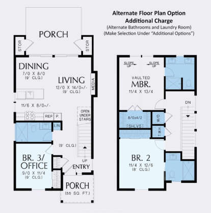 Alternate Floor Plan Option for House Plan #2559-00979