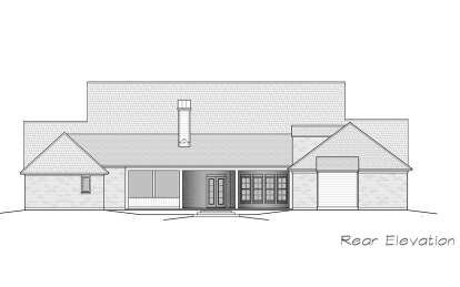 Southern House Plan #2880-00005 Elevation Photo