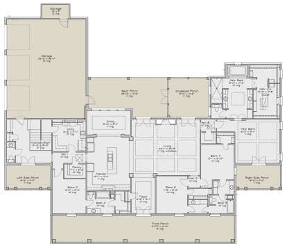 Main Floor  for House Plan #2880-00005