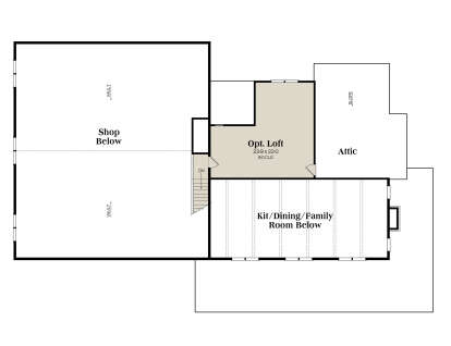 Second Floor for House Plan #009-00353