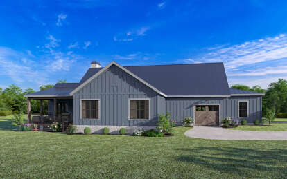 Barn House Plan #009-00354 Elevation Photo