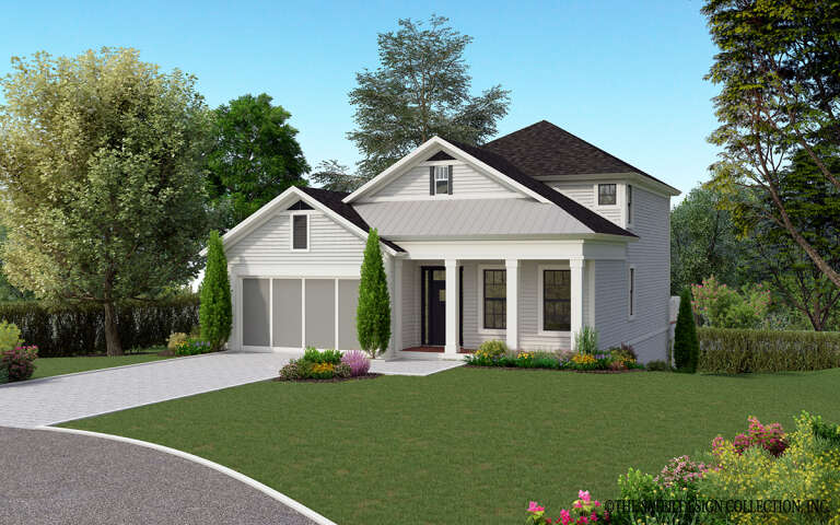 House Plan House Plan #29178 Angled Front Elevation