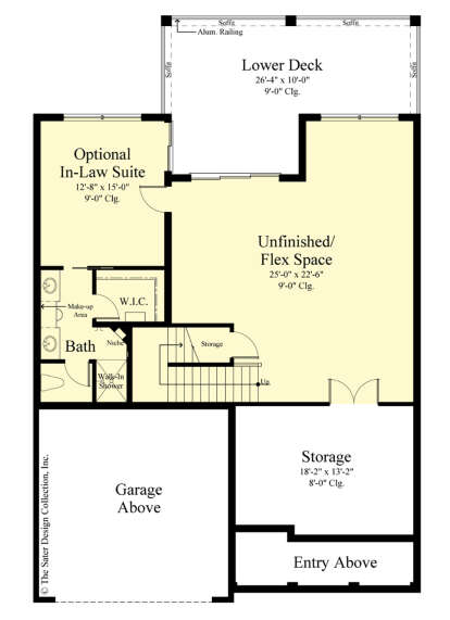 Basement for House Plan #8436-00114