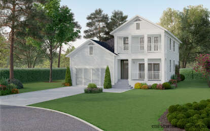 Southern House Plan #8436-00115 Elevation Photo