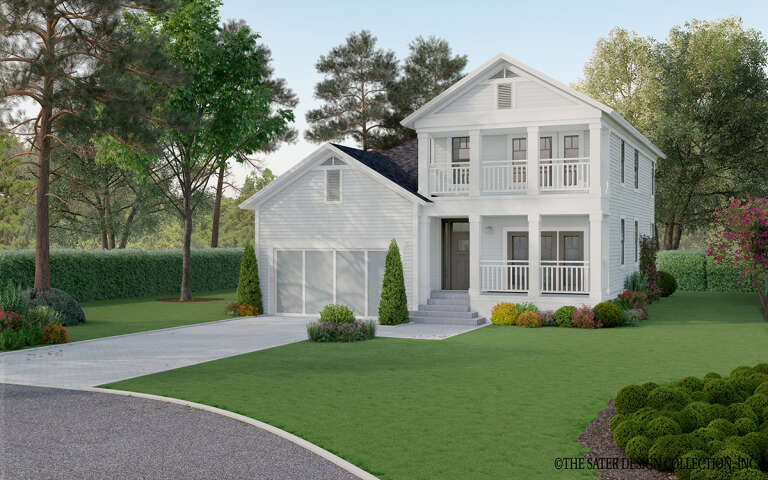 House Plan House Plan #29179 Angled Front Elevation