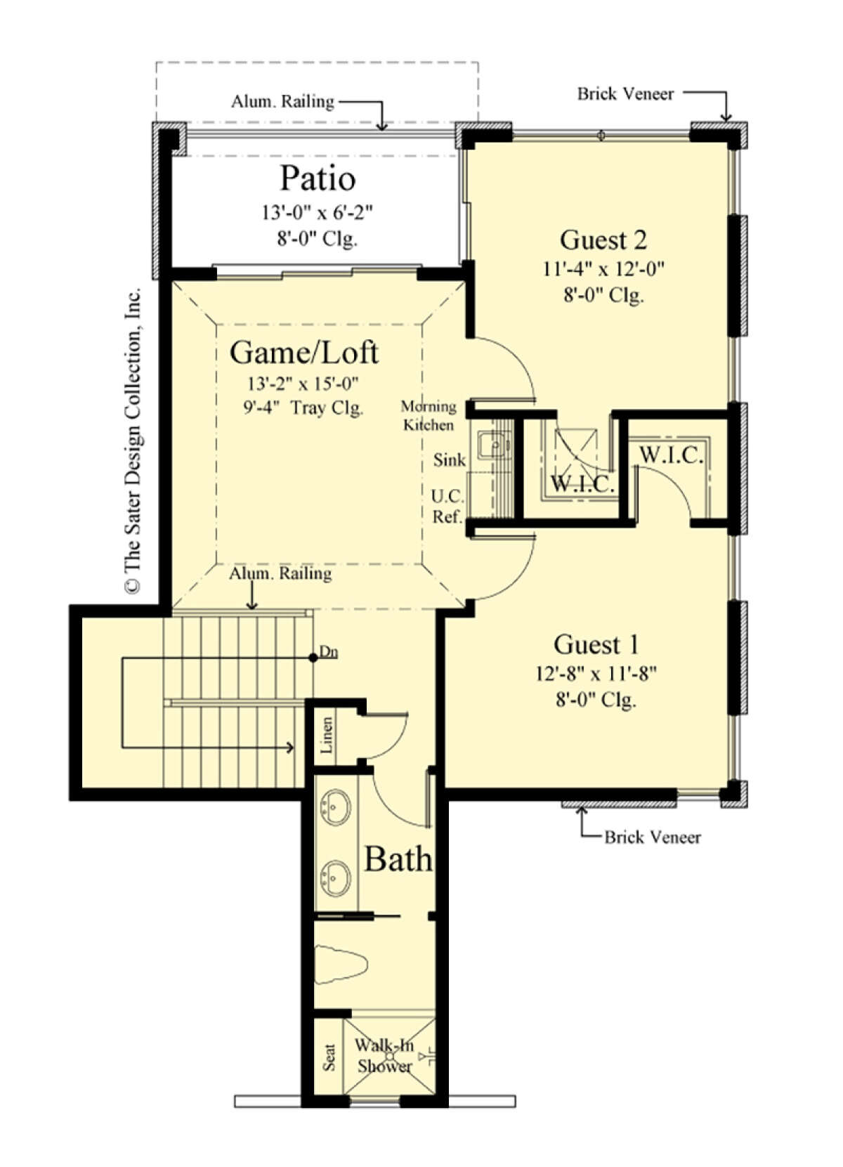 Second Floor for House Plan #8436-00116