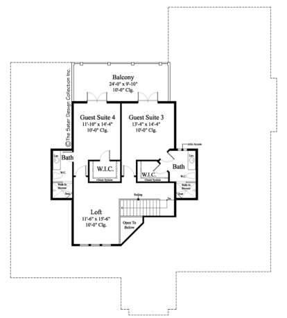 Second Floor for House Plan #8436-00119