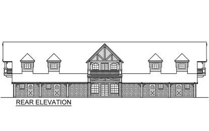 Barn House Plan #5445-00507 Elevation Photo