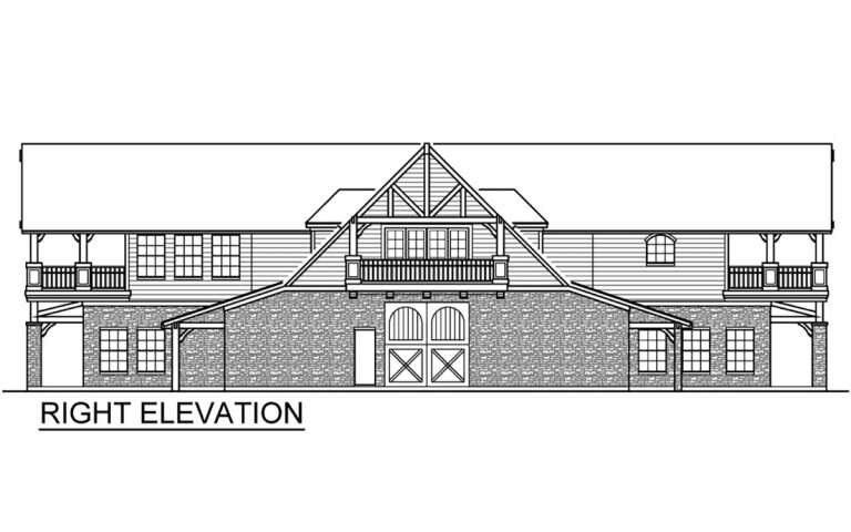 Barn House Plan #5445-00507 Elevation Photo