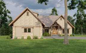 Craftsman House Plan #110-01109 Elevation Photo