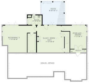 Basement for House Plan #110-01109