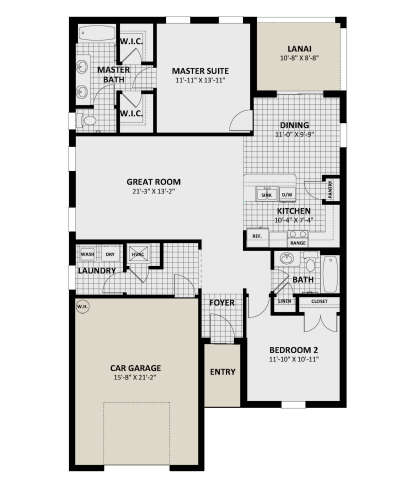 Main Floor  for House Plan #3978-00276