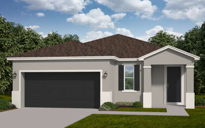House Plan House Plan #29195 Angled Front Elevation