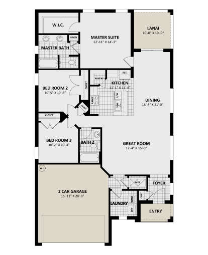 Main Floor  for House Plan #3978-00277