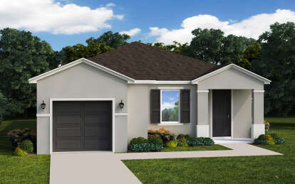 House Plan House Plan #29197 Angled Front Elevation