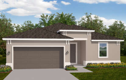 House Plan House Plan #29199 Angled Front Elevation