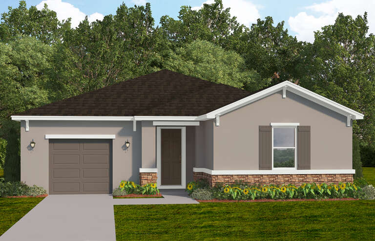 House Plan House Plan #29202 Front Elevation 