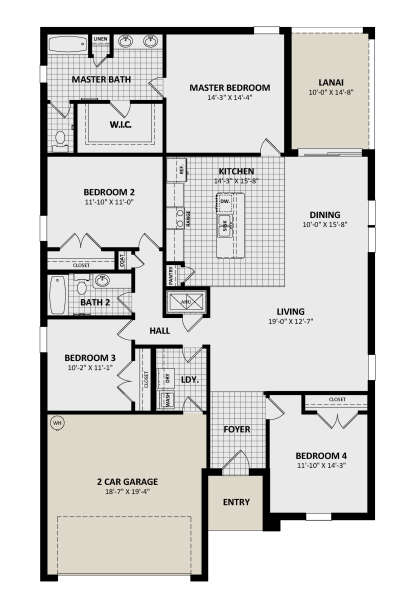 House Plan House Plan #29203 Drawing 1