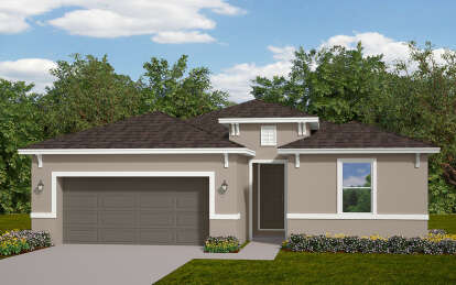 House Plan House Plan #29206 Angled Front Elevation