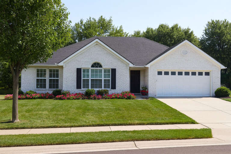 House Plan House Plan #2921 Angled Front Elevation