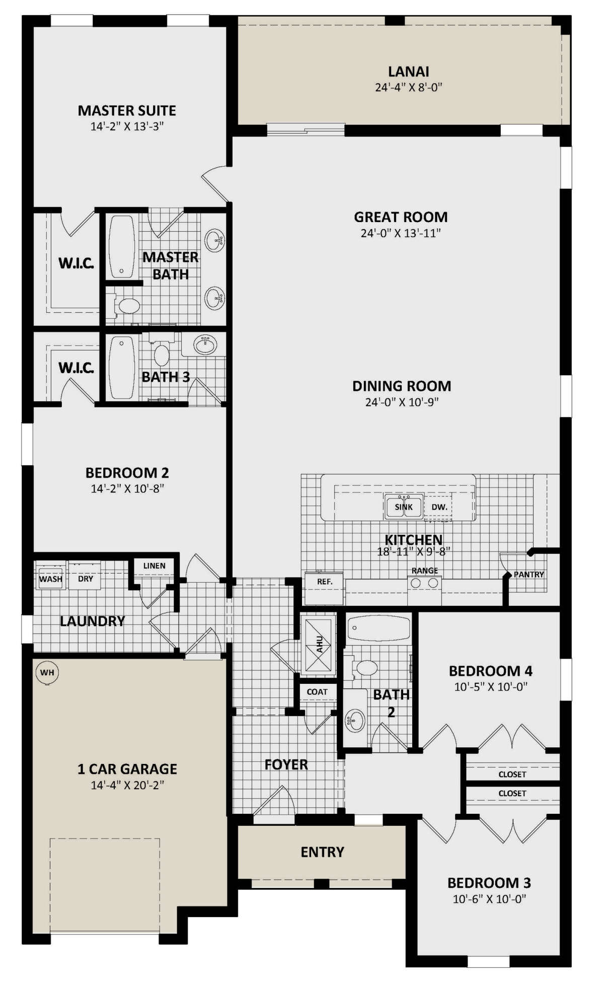 Main Floor  for House Plan #3978-00291