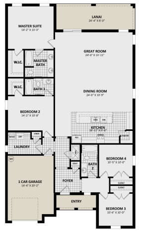 Main Floor  for House Plan #3978-00291