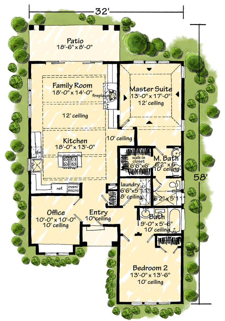 House Plan House Plan #29211 Drawing 1