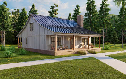 Country House Plan #7568-00001 Elevation Photo