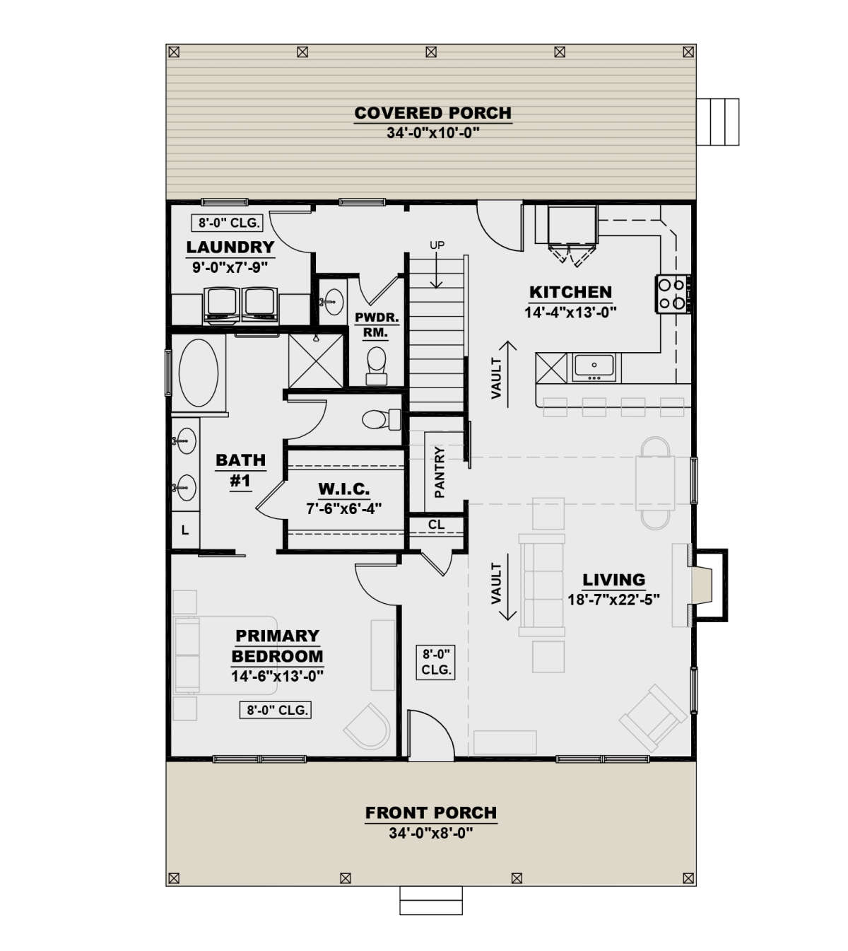 Main Floor  for House Plan #7568-00001