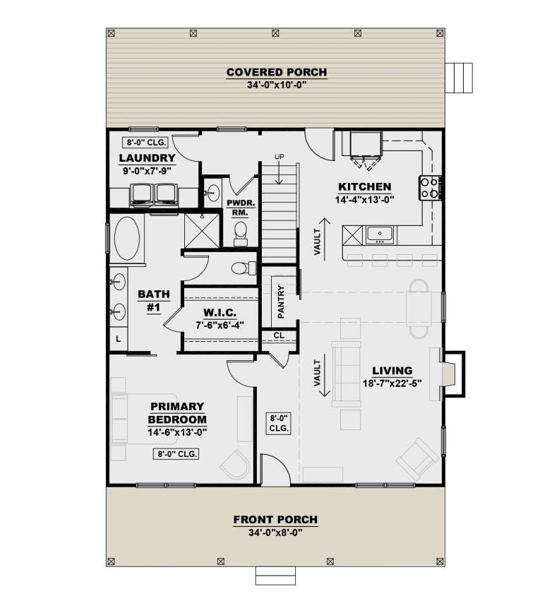 House Plan House Plan #29213 Drawing 1