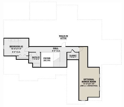 Second Floor for House Plan #7568-00002