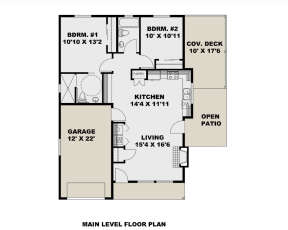 Main Floor for House Plan #039-00728