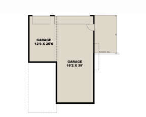 Basement for House Plan #039-00728
