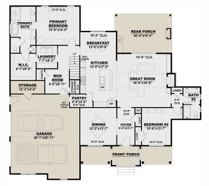 Main Floor for House Plan #7568-00003