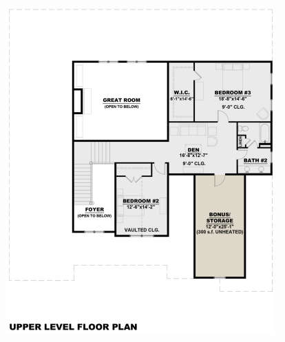 Second Floor for House Plan #7568-00004