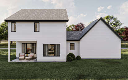 Modern Farmhouse House Plan #963-00789 Elevation Photo