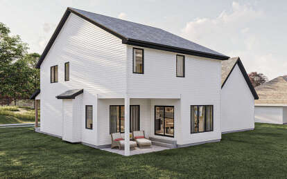 Modern Farmhouse House Plan #963-00789 Elevation Photo