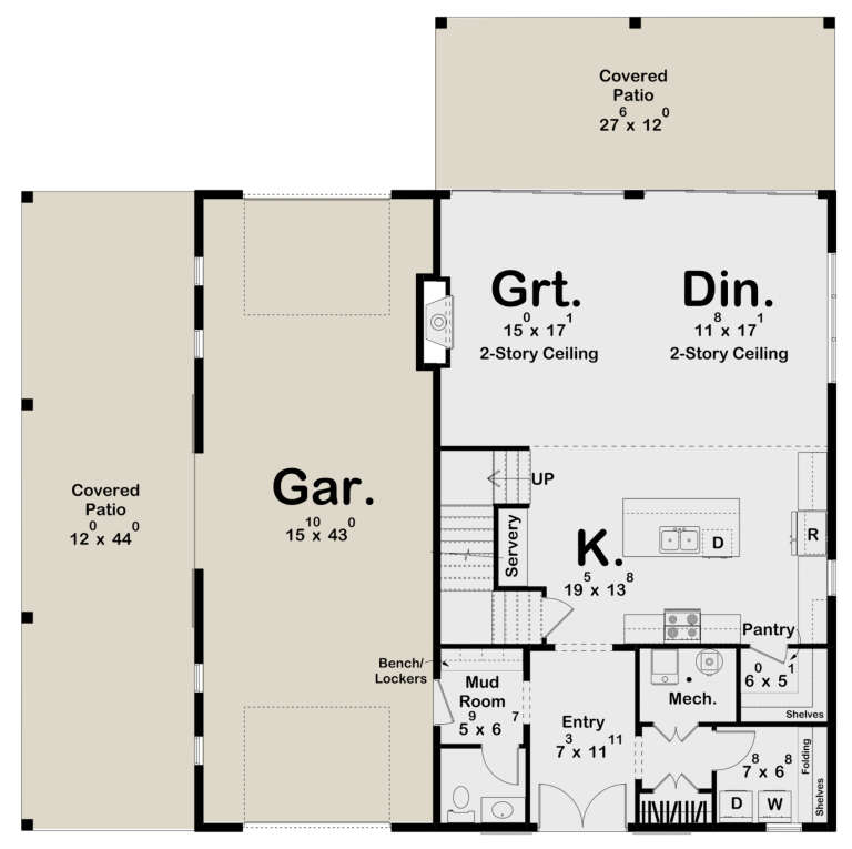 House Plan House Plan #29222 Drawing 1