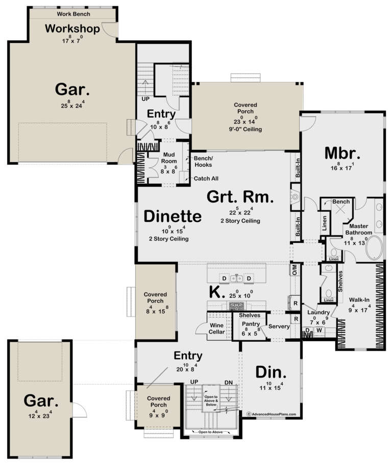 House Plan House Plan #29223 Drawing 1