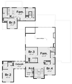 Second Floor for House Plan #963-00791