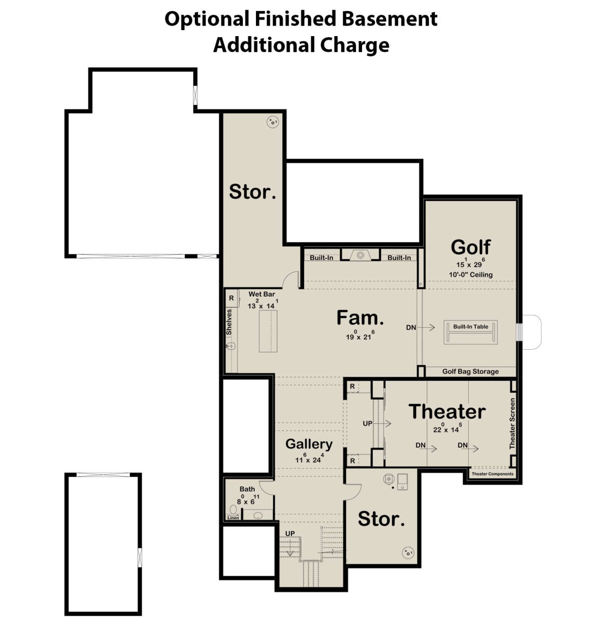 Basement for House Plan #963-00791