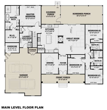 Main Floor  for House Plan #7568-00007