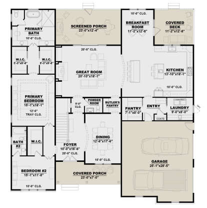 Main Floor  for House Plan #7568-00008