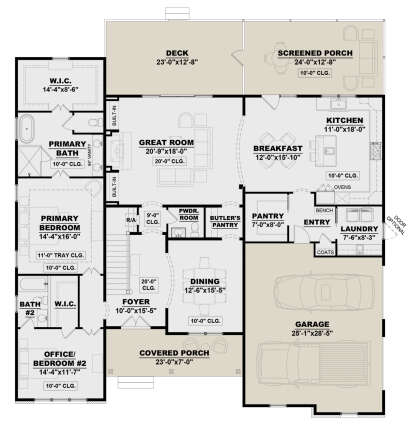 Main Floor  for House Plan #7568-00010