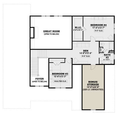 Second Floor for House Plan #7568-00010